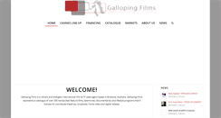 Desktop Screenshot of gallopingfilms.com